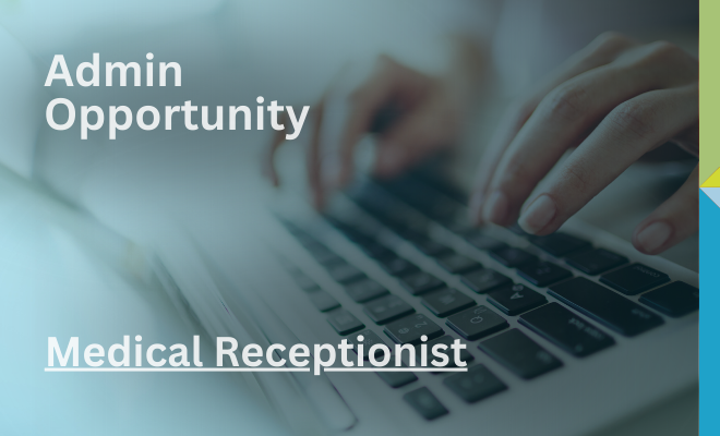 Airthrey Park Medical Centre – Medical Receptionist – Admin