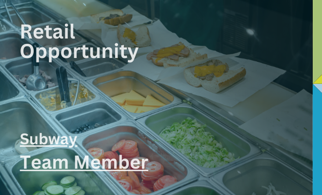 Subway – Team Member – Retail 